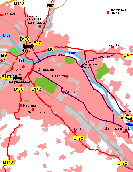 Landkarte Dresden-463-12, © 2002 WHO