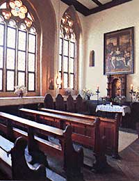 Burgkapelle mit 60 Pl�tzen f�r kirchliche und standesamtliche Trauungen